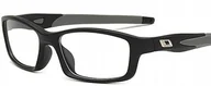 Okulary korekcyjne, oprawki, szkła - Okulary korekcyjne sportowe szare plusy +2.5 - miniaturka - grafika 1