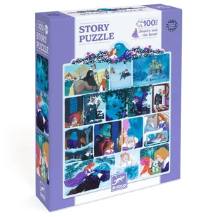 Puzzle opowieść - PIĘKNA I BESTIA 100 el. DJ07055 - Puzzle - miniaturka - grafika 1