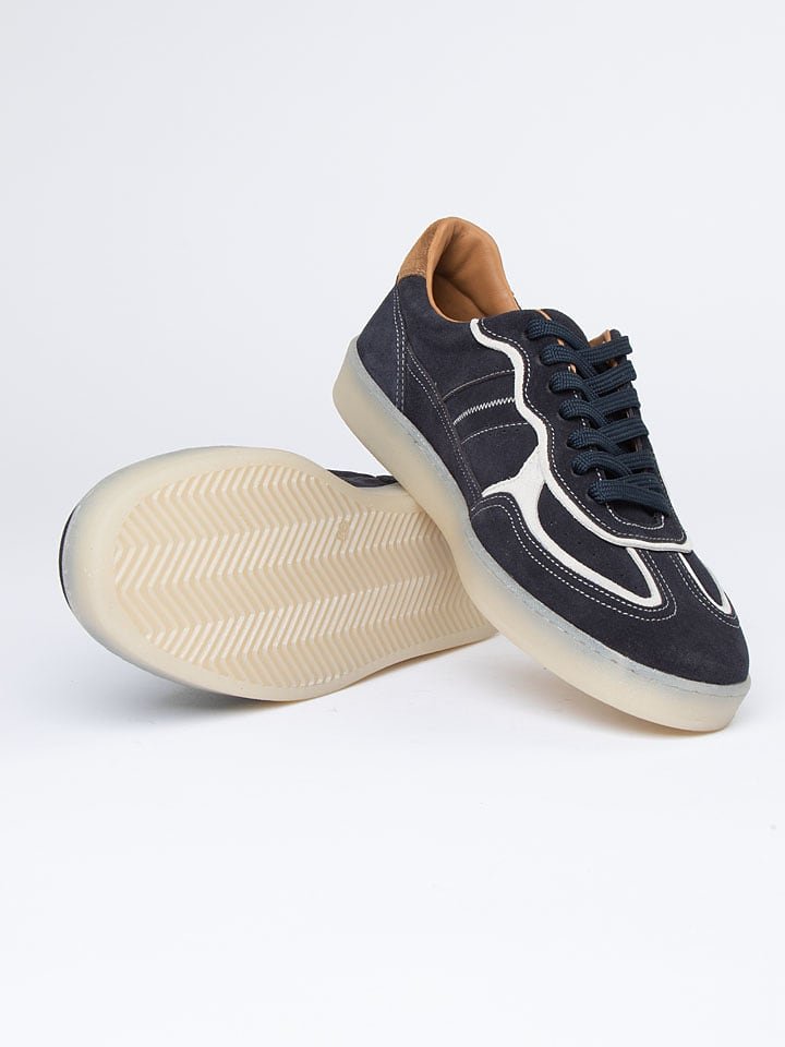 PAUL VESTERBRO Skórzane sneakersy w kolorze granatowym