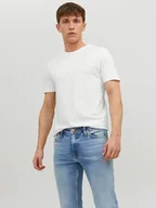 Koszulki męskie - Jack & Jones Koszulka w kolorze białym - miniaturka - grafika 1