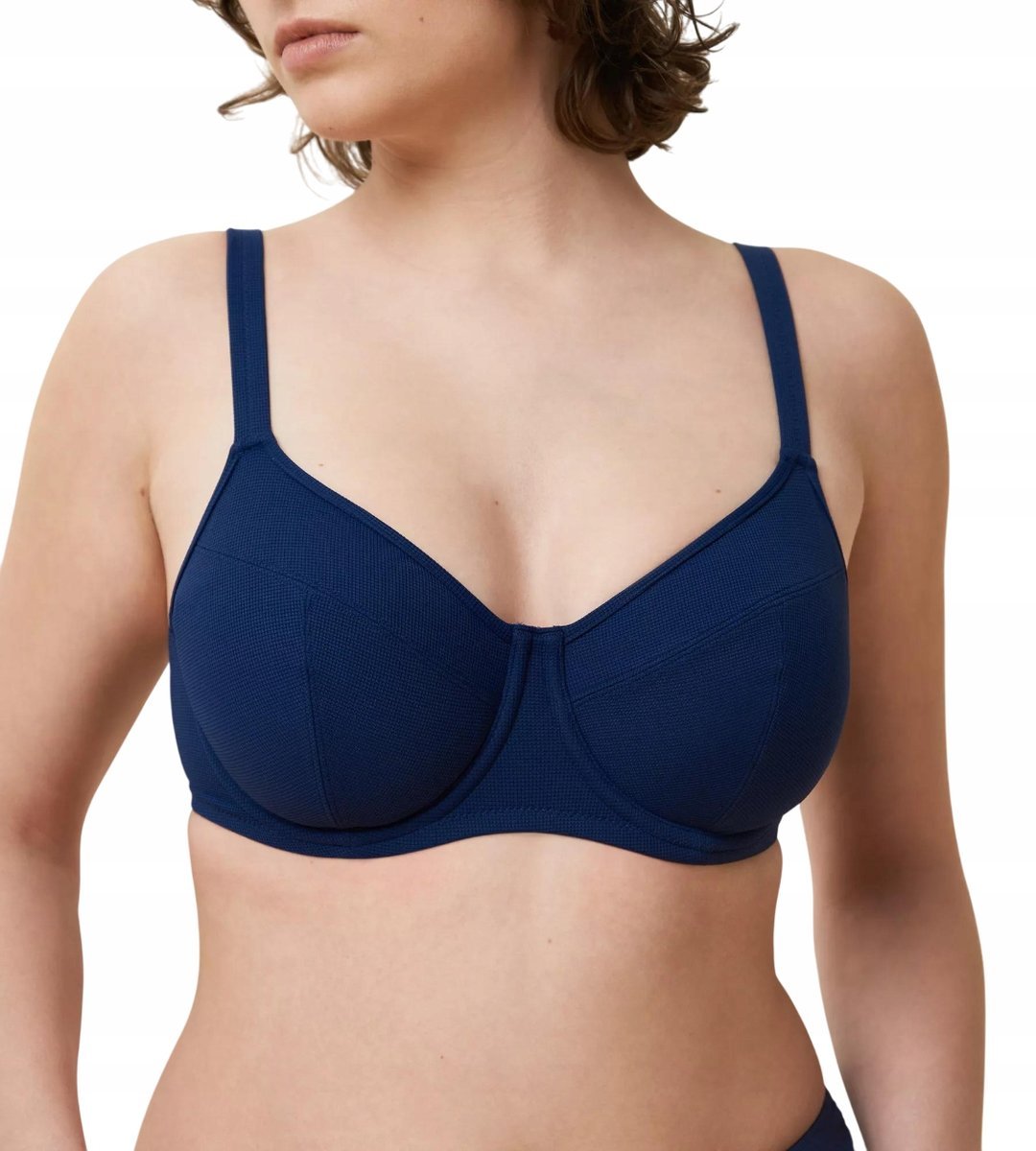 Góra Bikini Triumph Summer Glow Minimizer 80E 40E Granatowa