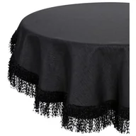 Obrusy i serwetki - Obrus EUROFIRANY Jasper 180 cm Czarny - miniaturka - grafika 1