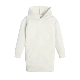 Dziecięca Sukienka GUESS HOODED LS ACTIVE DRESS J2BK35FL03S-G6K5 – Beżowy - Sukienki i spódniczki dla dziewczynek - miniaturka - grafika 1