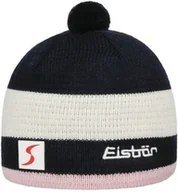 Czapki damskie - Czapka Beanie Vin Active Merino SP by Eisbär, czarny i intensywny róż, One Size - miniaturka - grafika 1