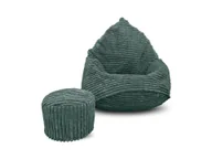Pufy i podnóżki - Pufa cordoba sako XXXXL worek + gratis ciemno zielona - miniaturka - grafika 1