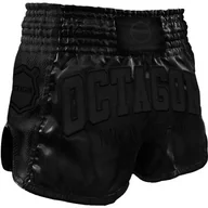 Spodnie sportowe męskie - Spodenki Muay Thai Octagon Black/Black - miniaturka - grafika 1