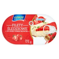 Konserwy i dania rybne - Łosoś FILETY ŚLEDZIOWE W SOSIE POMIDOROWYM 170G - miniaturka - grafika 1