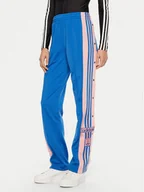 Spodnie sportowe damskie - adidas Spodnie dresowe Adibreak JP2307 Niebieski Loose Fit - miniaturka - grafika 1
