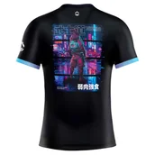 Kimona, stroje i obuwie - Rashguard do MMA/BJJ męski Ground Game Cyber Samurai z krótkim rękawem - miniaturka - grafika 1