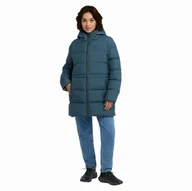 Kurtki damskie - Damska kurtka puchowa Jack Wolfskin FROZEN PALACE LONG JKT W RDS aluminium blue - XS - miniaturka - grafika 1