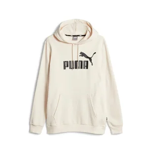 Bluza z kapturem męska Puma ESS BIG LOGO ecru 58668787-M - Bluzy męskie - miniaturka - grafika 1