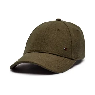 Tommy Hilfiger Bejsbolówka CORP LOVE | z dodatkiem wełny - Czapki męskie - miniaturka - grafika 1