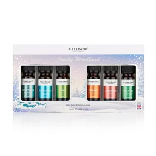 Tisserand Aromatherapy Zestaw 6 olejków eterycznych "Frosty Woodland" w świątecznym opakowaniu (6 x 9 ml) - Aromaterapia - miniaturka - grafika 1