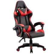 Fotele i krzesła biurowe - Fotel biurowy obrotowy OC-810 czarno-czerwony - miniaturka - grafika 1