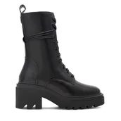 Botki damskie - Botki Gino Rossi RST-CIRCLE-01B Czarny - miniaturka - grafika 1