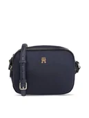 Torebki damskie - Tommy Hilfiger Torebka Poppy Th Crossover AW0AW15638 Granatowy - miniaturka - grafika 1