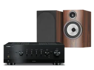 Zestawy stereo - Yamaha R-N1000A (czarny) + 706 S3 (mokka) - miniaturka - grafika 1