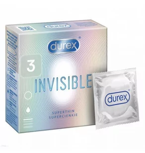 Durex Invisible dla większej blisko$84ci 3 sztuki - Suplementy erotyczne - miniaturka - grafika 1