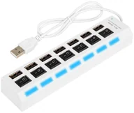Huby USB - 86-074# Rozgałęźnik usb wt.a-7xgn.a hub-06 biały - miniaturka - grafika 1