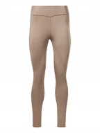 Legginsy - REEBOK - LEGGINSY DAMSKIE - YOGA HR RIB TIGHT HA4369 BRĄZOWY - miniaturka - grafika 1