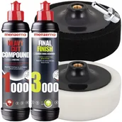 Kosmetyki samochodowe - Menzerna Zestaw Polerski Do Polerowania Lakieru Samochodu Auta Pady Pasty - miniaturka - grafika 1