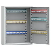 Szafki na klucze - Szafka na 42 klucze ISS Augsburg 04002 z zamkiem kluczowym kolor RAL 7035 - miniaturka - grafika 1