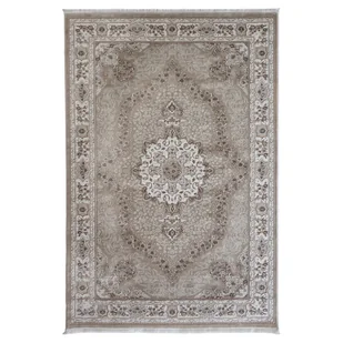 Dywan z frędzlami Palacio ciemnobeżowy 200 x 280 cm - Dywany - miniaturka - grafika 1