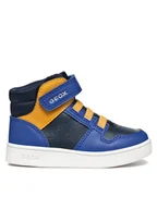 Buty dla chłopców - Geox Sneakersy B Eclyper Boy B465LA 000BC C4227 M Niebieski - miniaturka - grafika 1