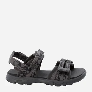 Sandały chłopięce Jack Wolfskin 2 In 1 Sandal K 4046421-6364 31 Ciemno-szare (4064993188141) - Buty dla chłopców - miniaturka - grafika 1