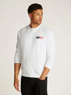 Bluzy męskie - TOMMY JEANS Bluza w kolorze białym - miniaturka - grafika 1