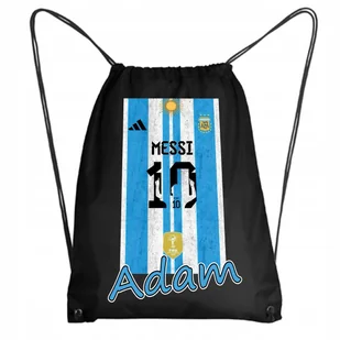 Worek Szkolny Na Buty Workoplecak WF Do Przedszkola LIONEL MESSI 10 PIŁKA #1 - Plecaki worki - miniaturka - grafika 1
