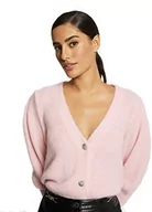 Kurtki damskie - Morgan Damska kurtka z dzianiny, Rosa, XL - miniaturka - grafika 1