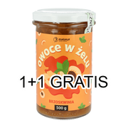 Dżem - Frużelina Owoce w żelu Brzoskwinia 500g 1+1 GRATIS - miniaturka - grafika 1