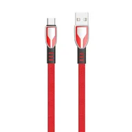 Kable USB - Dudao kabel USB - USB Typ C 5 A 1 m czerwony (L3PROT red) - miniaturka - grafika 1