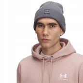 Czapki damskie - MĘSKA CZAPKA UNDER ARMOUR ZIMOWA SPORTOWA CIEPŁA UNISEKS 1373155-026 SZARA - miniaturka - grafika 1