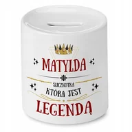Skarbonki - Skarbonka Dla Matyldy Idealny Urodziny Prezent z Nadrukiem ze Zdjęciem - miniaturka - grafika 1