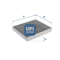 Filtry kabinowe - Filtr, wentylacja przestrzeni pasażerskiej UFI Filtry 54.238.00 - miniaturka - grafika 1