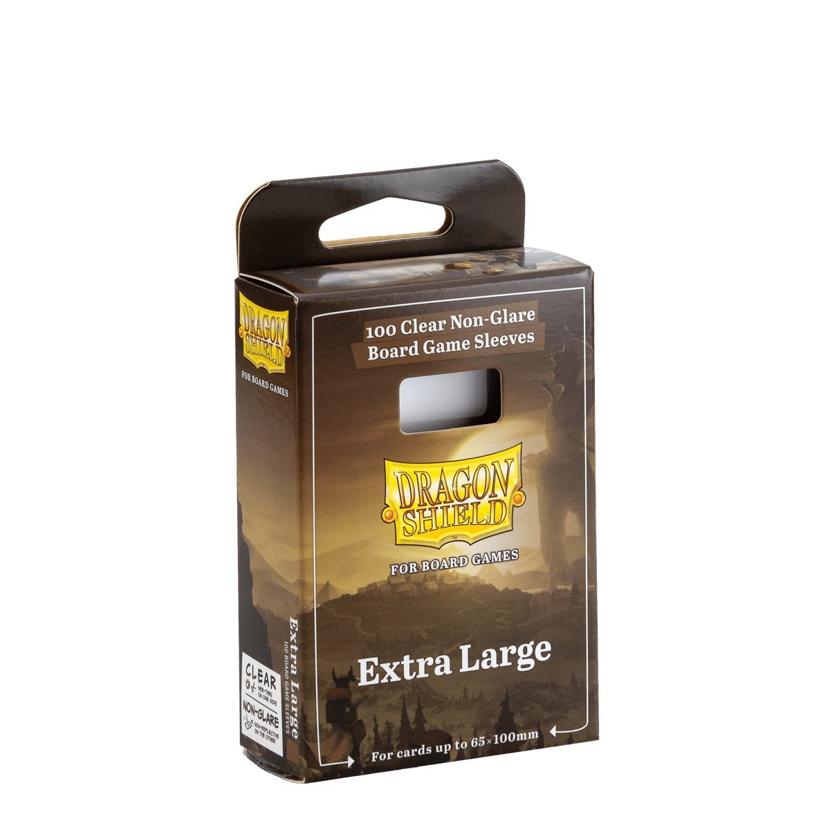 Extra Large - 65x100mm - Koszulki do gier planszowych - Clear/Non-Glare - Dragon Shield