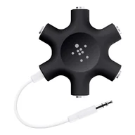 Kable komputerowe i do monitorów - Belkin F8Z274BTBLK kabel audio 3.5mm 5 x 3.5mm Czarny, Biały - miniaturka - grafika 1