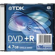 Nośniki danych - TDK DVD+R Slim Case 1 - miniaturka - grafika 1