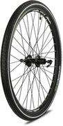 Koła rowerowe - Koło tylne 26" DISC piasta XMX-A291QR kaseta 8-9-10 rzędów wraz z dętką i oponą CST C-1446 26" x1,75 z białym paskiem - miniaturka - grafika 1