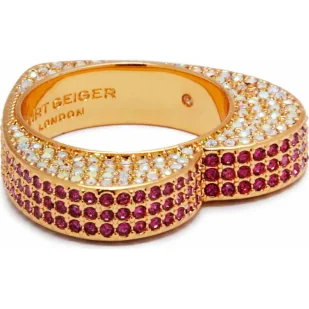Kurt Geiger Pierścionek PAVE HEART - Pierścionki - miniaturka - grafika 1
