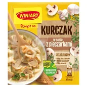 Szybkie dania obiadowe - Winiary Pomysł na... Kurczak w sosie z pieczarkami 32 g - miniaturka - grafika 1