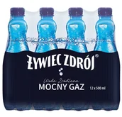 Woda - Żywiec Zdrój Mocny Gaz Woda źródlana 500 ml x 12 sztuk - miniaturka - grafika 1
