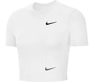Koszule damskie - Nike Logo damska koszula Cropped L - miniaturka - grafika 1