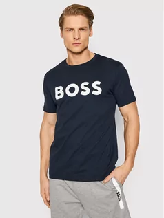 Koszulki męskie - Hugo Boss T-Shirt Thinking 1 50469648 Granatowy Regular Fit - grafika 1