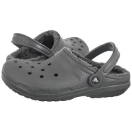 Klapki i japonki damskie - Klapki Classic Lined Clog Slate Grey/Smoke 203591-0EX (CR266-e) Crocs - miniaturka - grafika 1