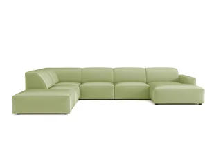 Sofa modułowa V California narożnik tkanina Matt Velvet jasnozielony lewy - Narożniki - miniaturka - grafika 1