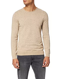 Swetry męskie - ESPRIT Sweter męski 091ee2i311, 274/beżowy 5, XL - grafika 1
