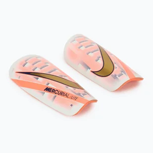Ochraniacze piłkarskie Nike Mercurial Dream Speed Lite white/barely green/bright mango/metallic gold coin WYSYŁKA W 24H 30 DNI NA ZWROT - Piłka nożna - miniaturka - grafika 1